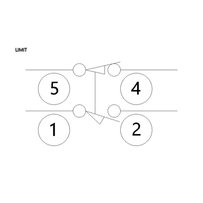 LM5-0112 NUMATROL LIMIT VALVE<BR>LM SERIES 4 WAY WITH TAPPED PORTS